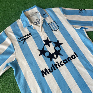 Vintage Topper Racing Club De Avellaneda 1997/98 Home Football Kit (M)