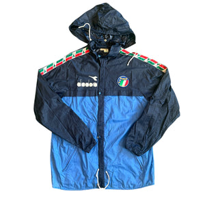 Vintage Diadora Italy National Team Lightweight Windbreaker Jacket (M/L)
