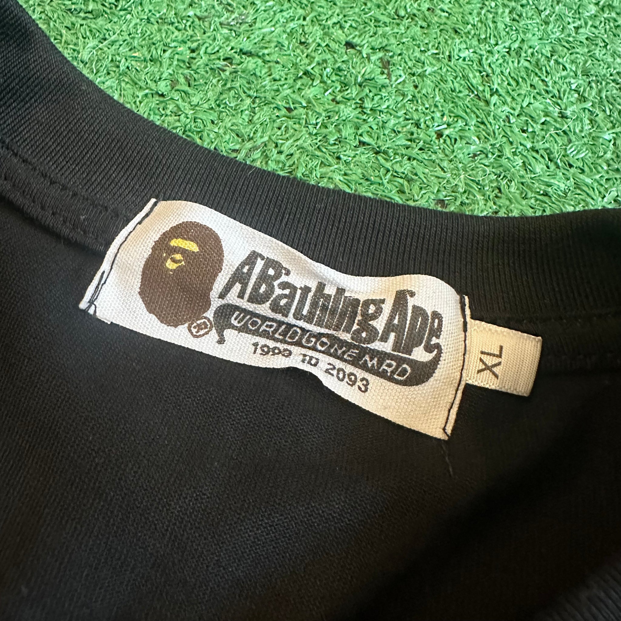 BAPE Ape Head Moon Tee Black (XL)
