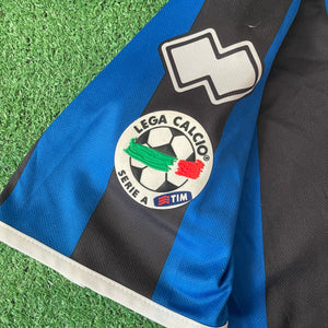 Vintage Errea Atalanta BC #5 Manfredini 2008/09 Home Football Kit (M)