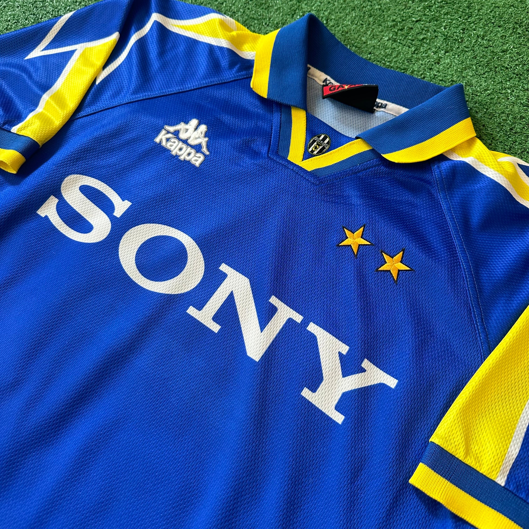 Vintage Kappa Juventus FC #21 Zidane 1996/1997 Away Football Kit (XL)