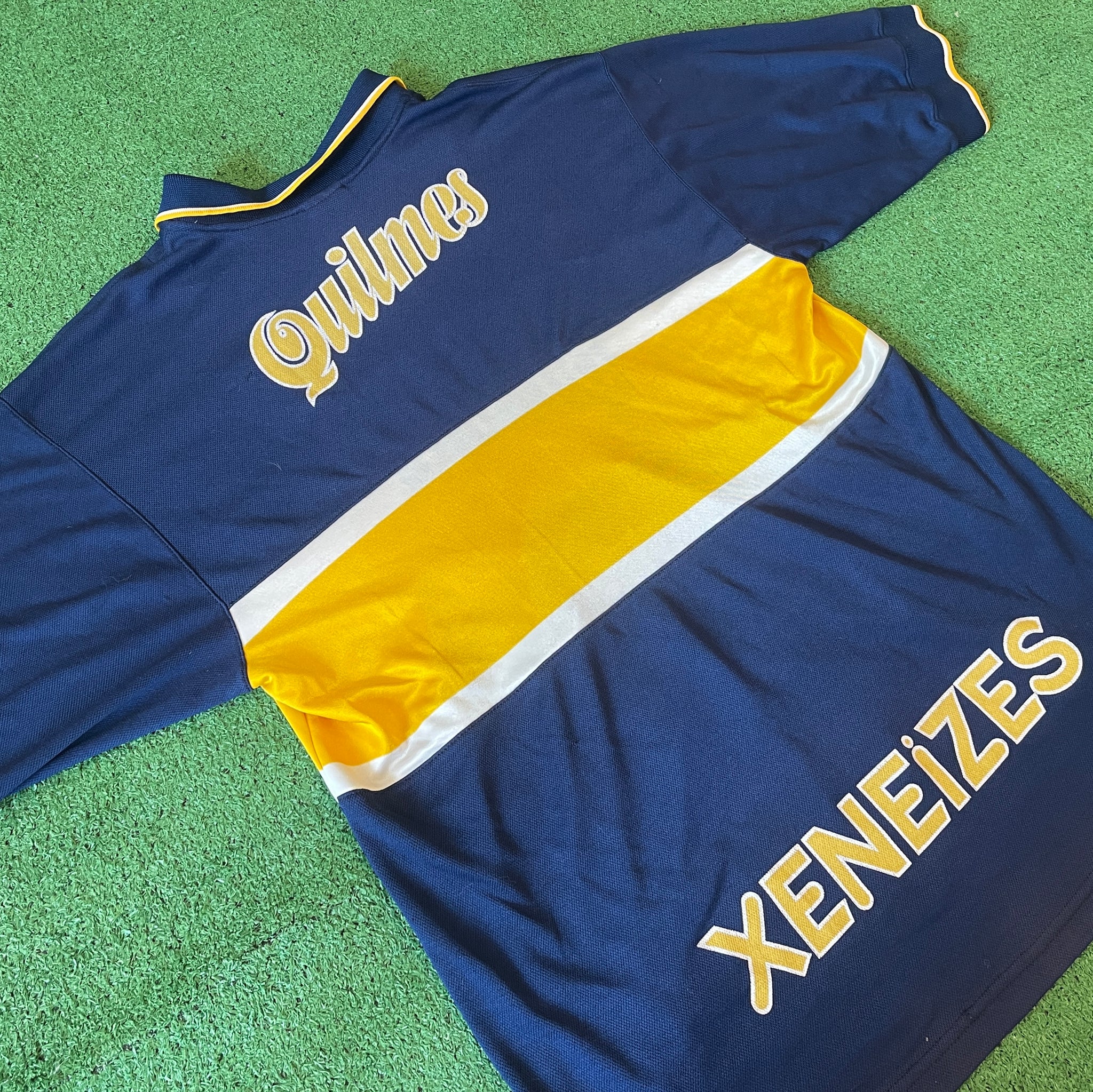 Vintage Nike Boca Juniors 1996/98 Home Football Kit (L)