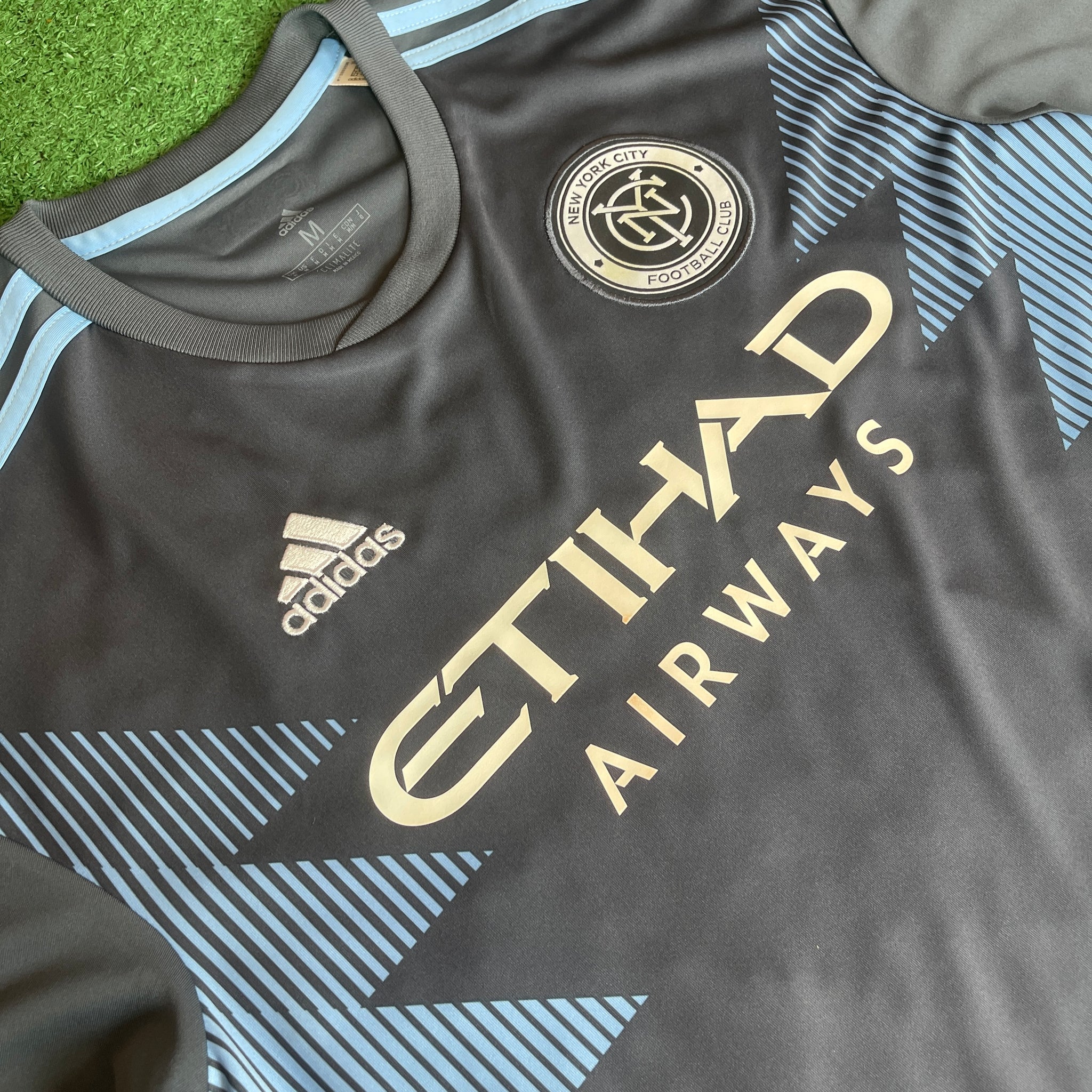 Adidas New York City FC #7 David Villa 2019 Away Football Kit (M)