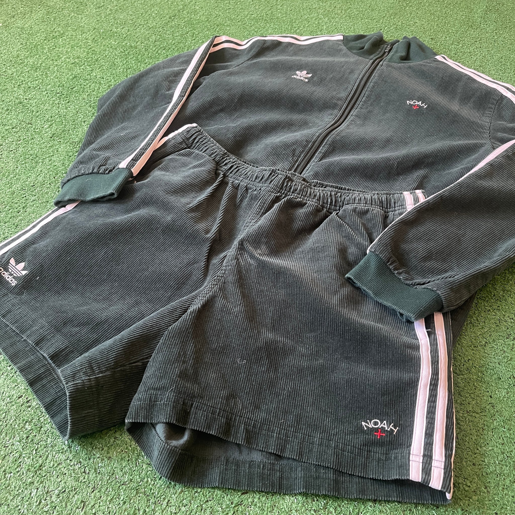Adidas Originals Noah Corduroy Track Top X Shorts Set (M)