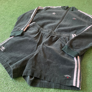 Adidas Originals Noah Corduroy Track Top X Shorts Set (M)