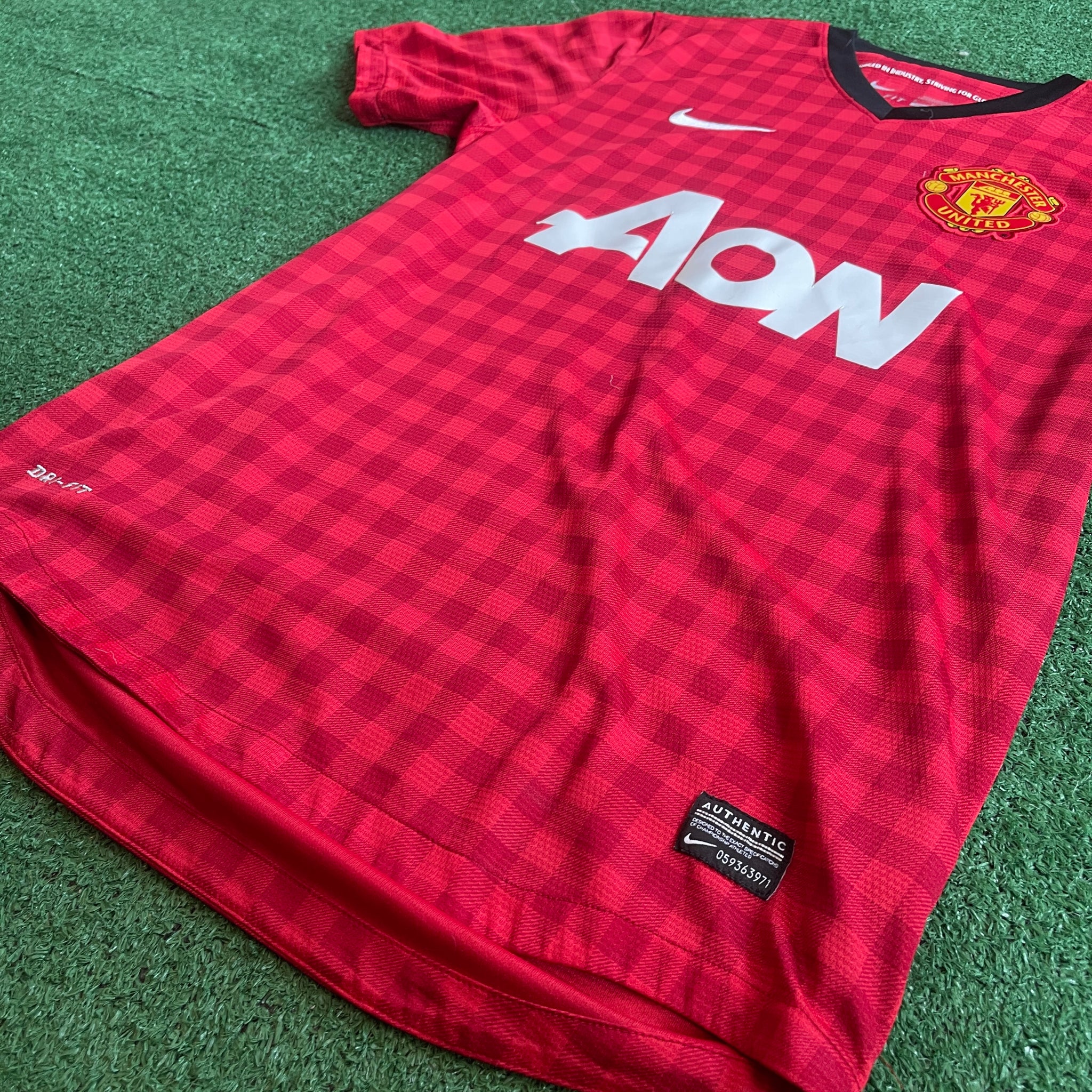 Nike Manchester United #10 Rooney 2012/13 Home Football Kit (S)