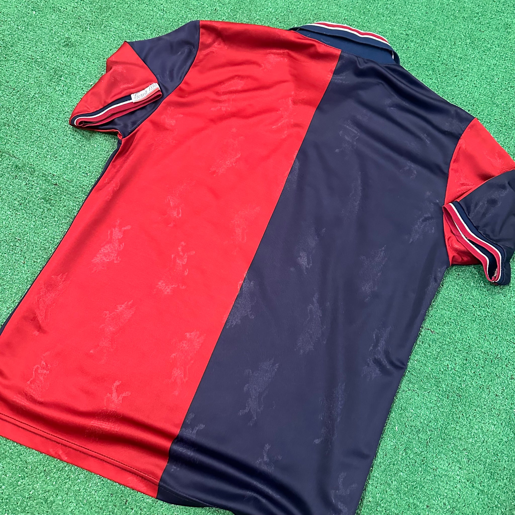 Vintage Errea Genoa CFC 1994/1995 Home Football Kit (L)