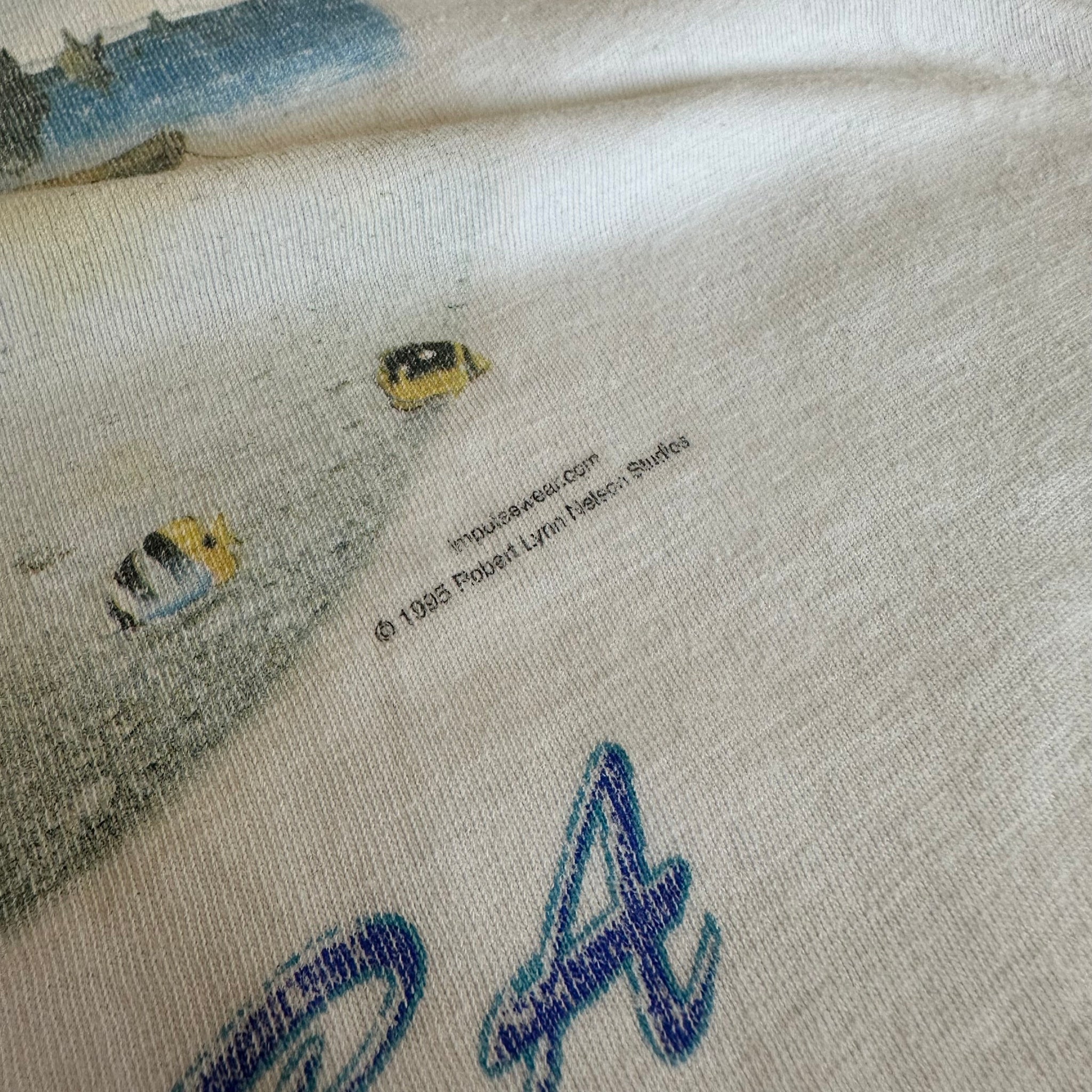 Vintage Santo Activewear Aruba 1995 Graphic T-Shirt (L)