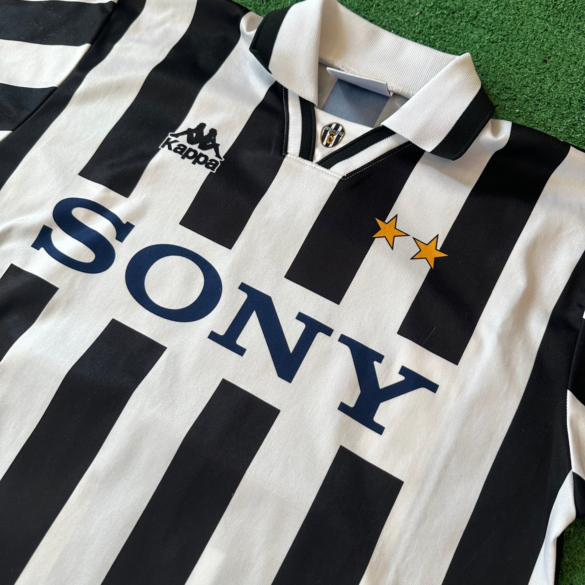 Vintage Kappa Juventus #21 Zidane 1995/1996 Home Football Kit (L)
