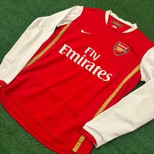 Vintage Nike Arsenal #14 Henry 2006/07 Home Football Kit (M)