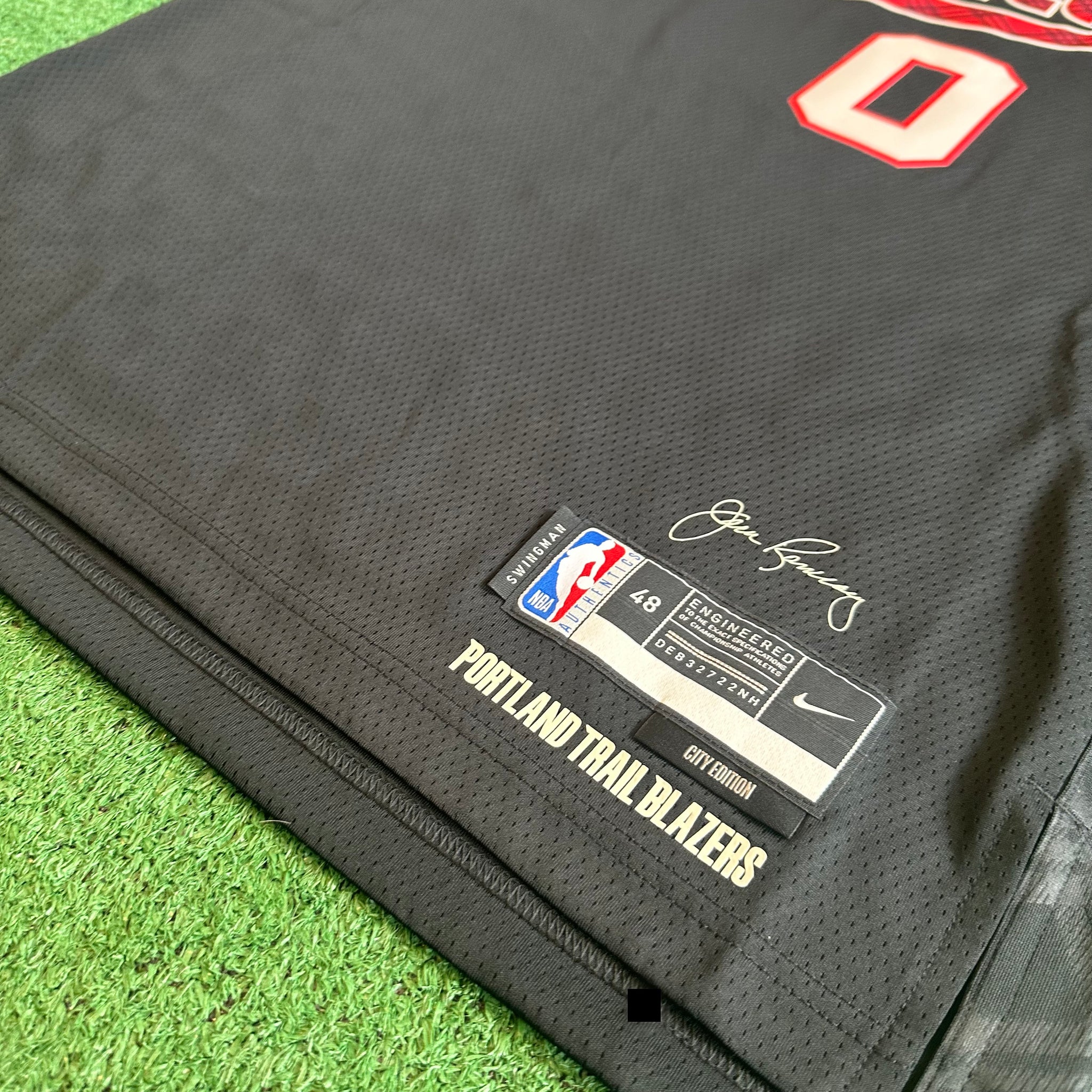 Nike Portland Trail Blazers #0 Lillard NBA Basketball Jersey (L)
