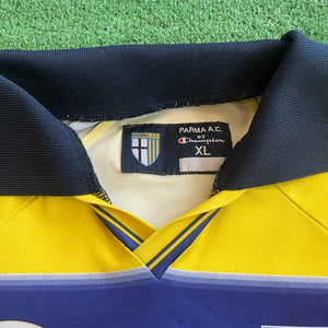 Vintage Champion Parma Calcio 1999/00 Home Football Kit (S)
