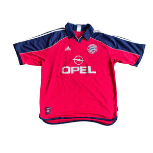 Vintage Adidas FC Bayern Munich 1999/01 Home Football Kit (XL)