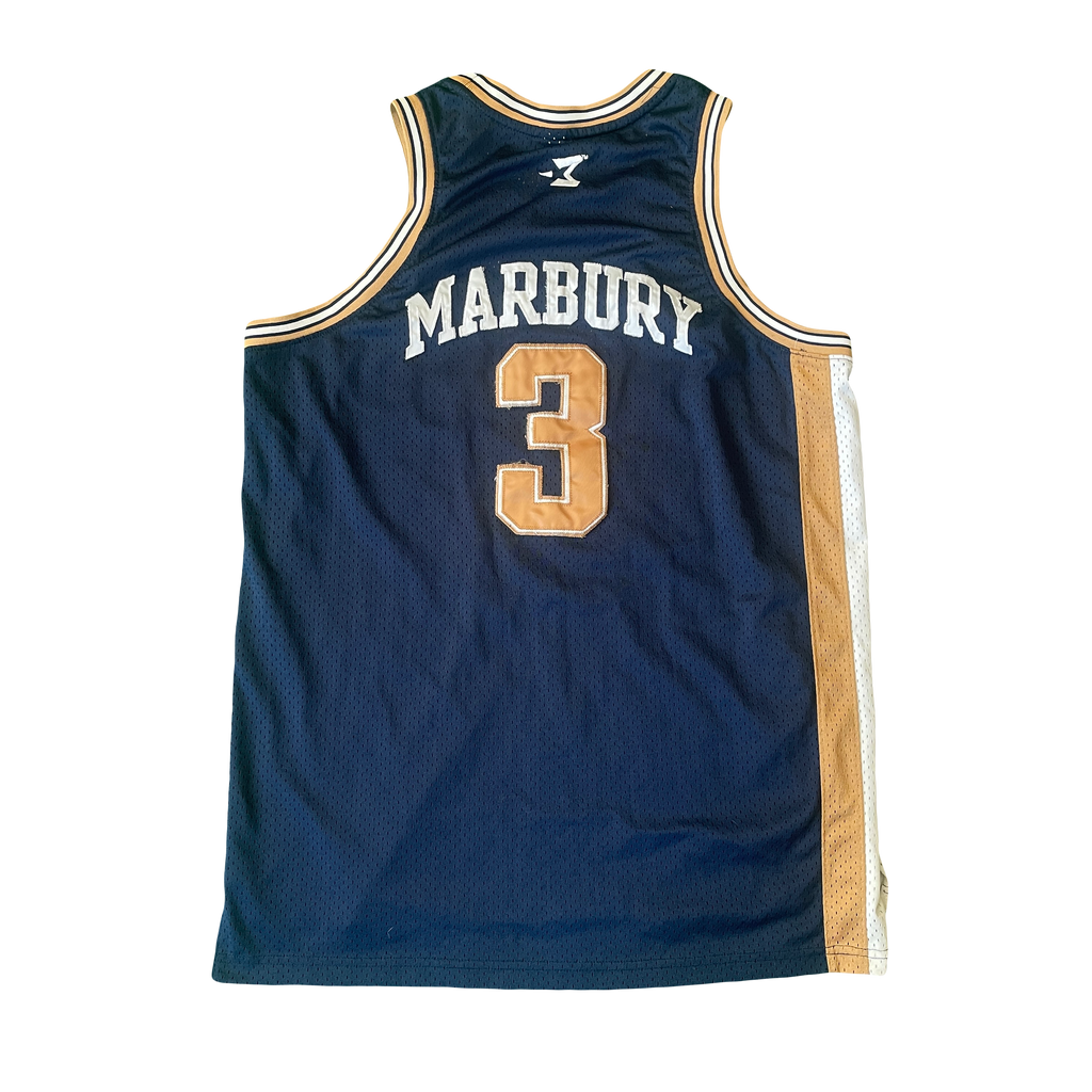 Vintage Starbury Georgia Tech Marbury #3 Basketball Jersey (L)