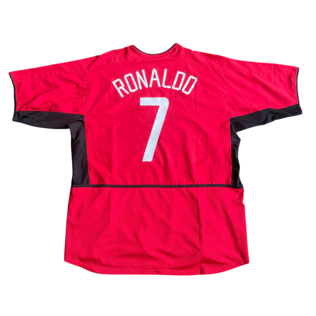 Vintage Nike Manchester United #7 Ronaldo 2002/04 Home Football kit (XXL)