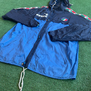 Vintage Diadora Italy National Team Lightweight Windbreaker Jacket (M/L)