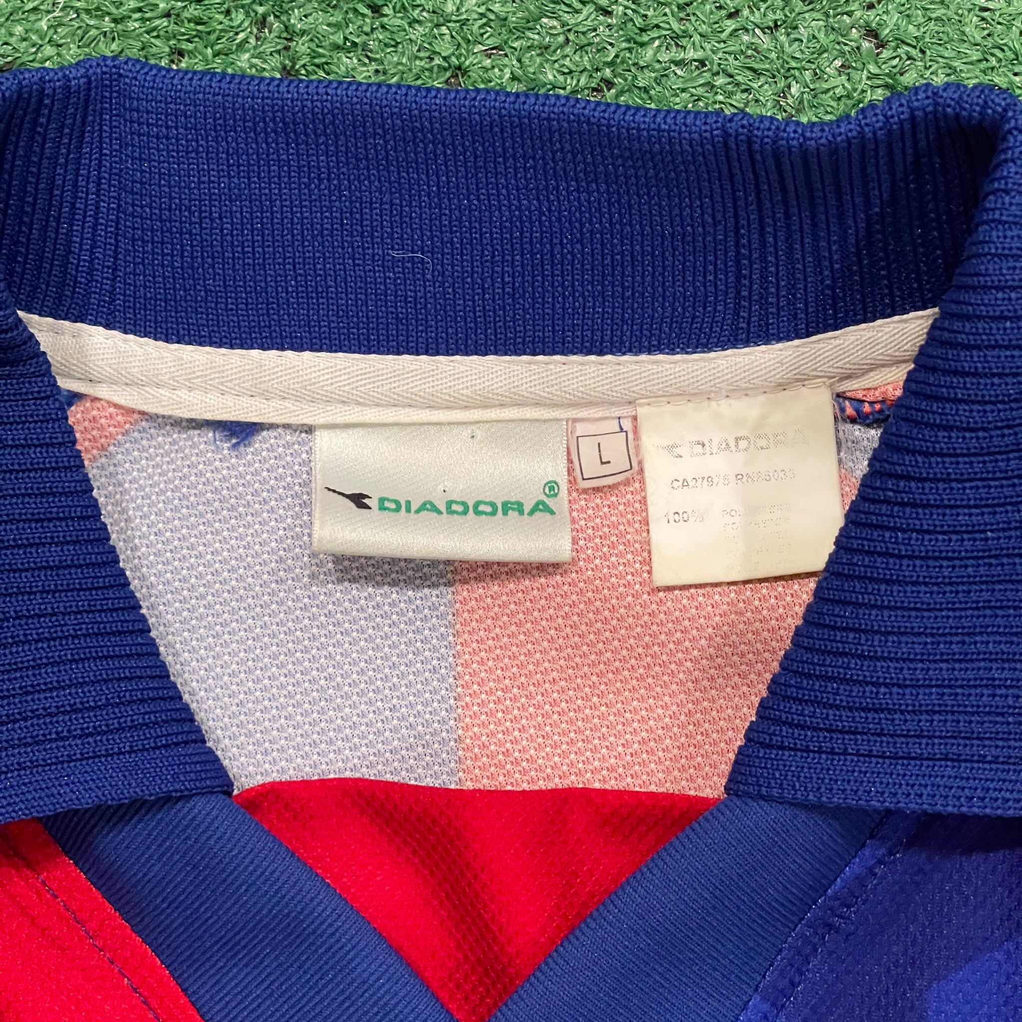 Vintage Diadora Bologna FC 1999/00 Home Football Kit (L)