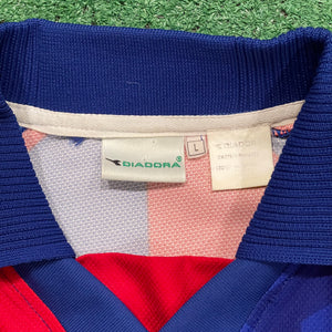Vintage Diadora Bologna FC 1999/00 Home Football Kit (L)