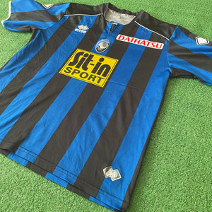 Vintage Errea Atalanta BC #5 Manfredini 2008/09 Home Football Kit (M)