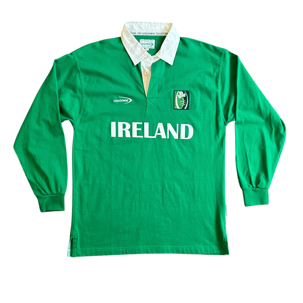 Lansdowne Ireland Long Sleeve Rugby Polo (M)