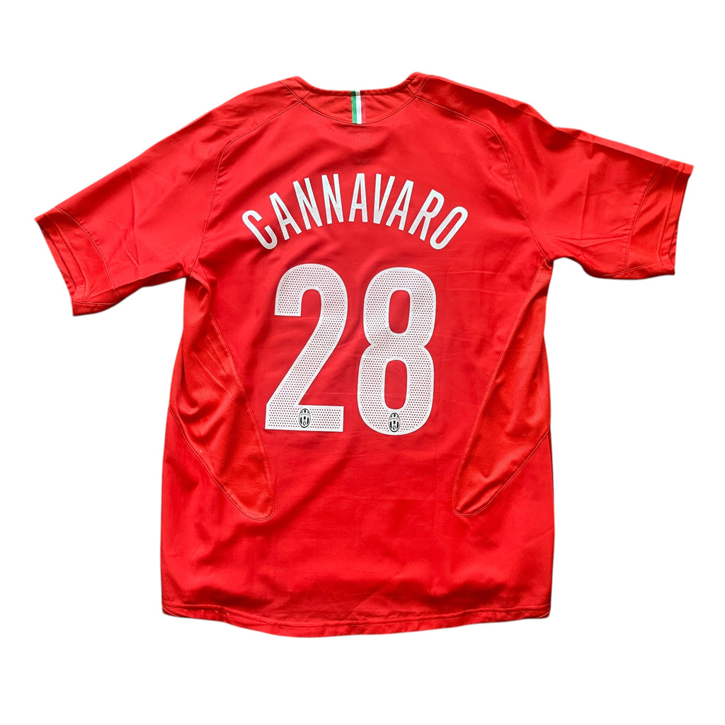 Vintage Nike Juventus FC #28 Cannavaro 2005/06 Away Football Kit (L)