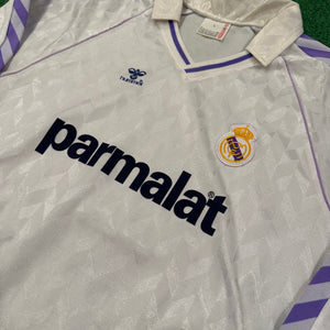 Vintage Hummel Real Madrid 1988/89 Home Football Kit (L)