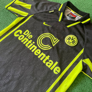 Vintage Nike Borussia Dortmund 1996/97 Away Football Kit (M)