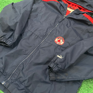 Vintage Puma Boston Red Sox Full-Zip Windbreaker (S)