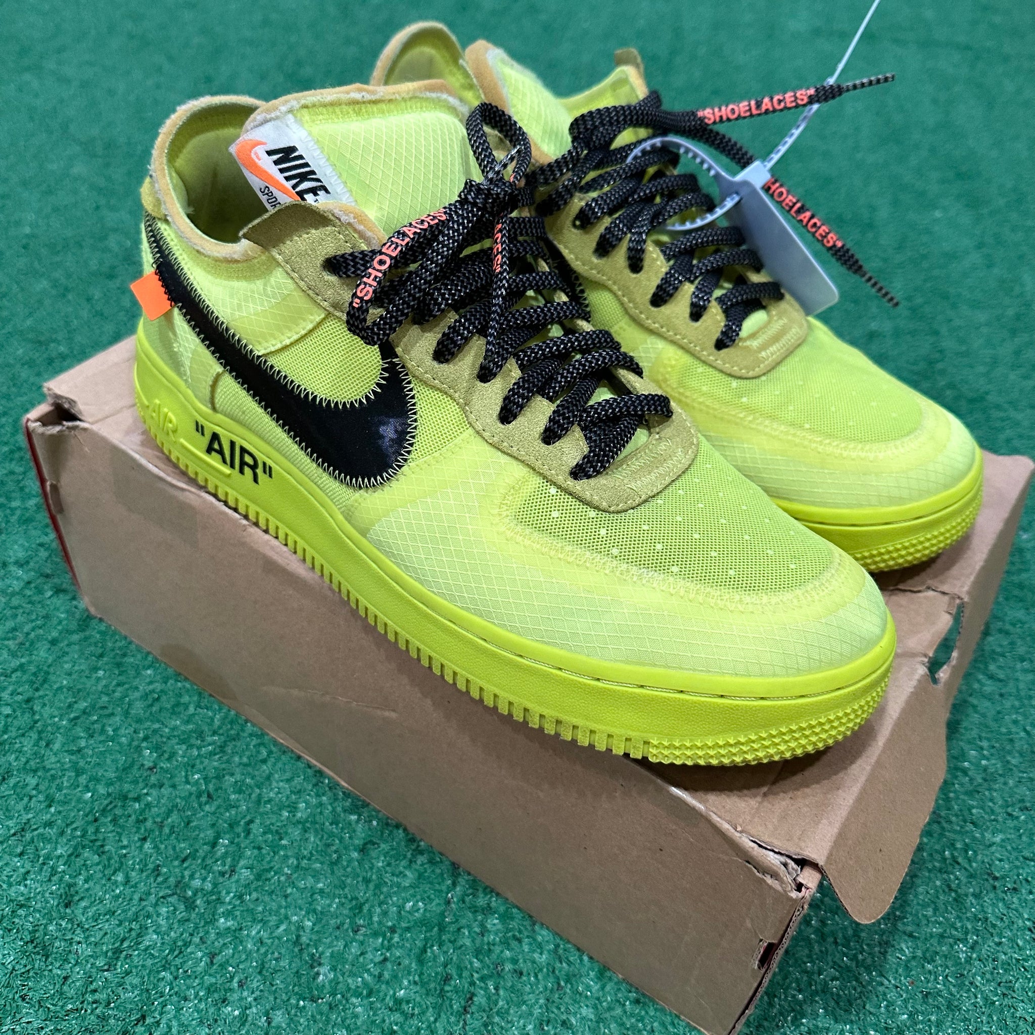 Nike Air Force 1 Low Off-White Volt AO4606-700 (10.5)