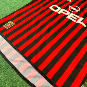 Vintage Adidas AC Milan 1999/00 Home Football Kit (L)