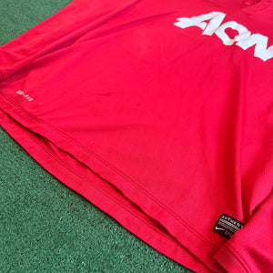 Nike Manchester United 2013/14 Long-Sleeve Home Football Kit (M)