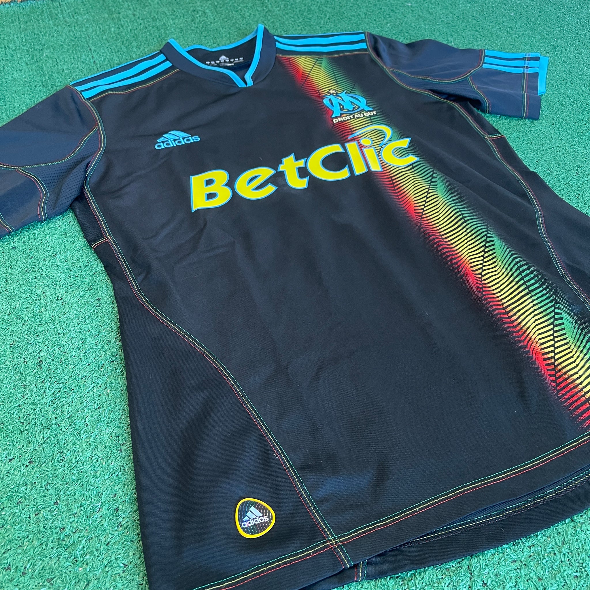 Adidas Olympique Marseille 2010/11 Third Football Kit (S)