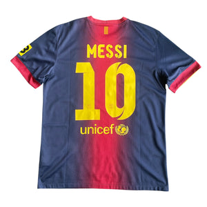 Nike FC Barcelona #10 Messi 2012/13 Home Football Kit (M)