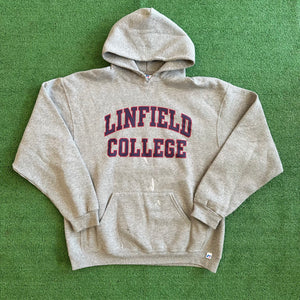 Vintage Russell Linfield College Sweatshirt Hoodie (XL)