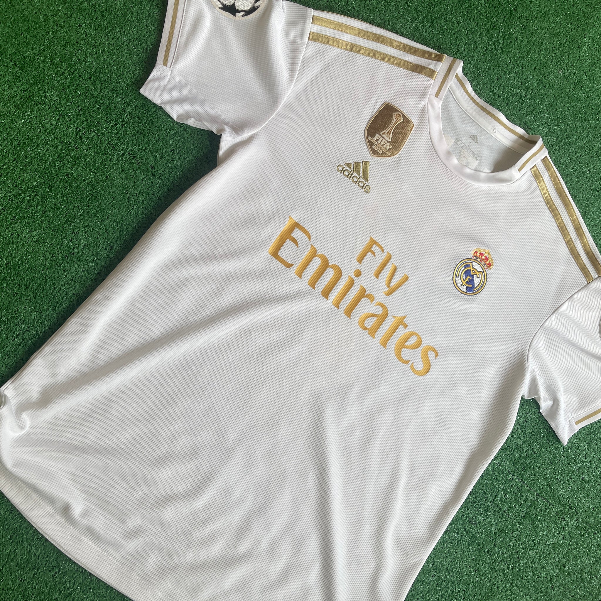 Adidas Real Madrid #7 Hazard 2019/20 Home Football Kit (L)