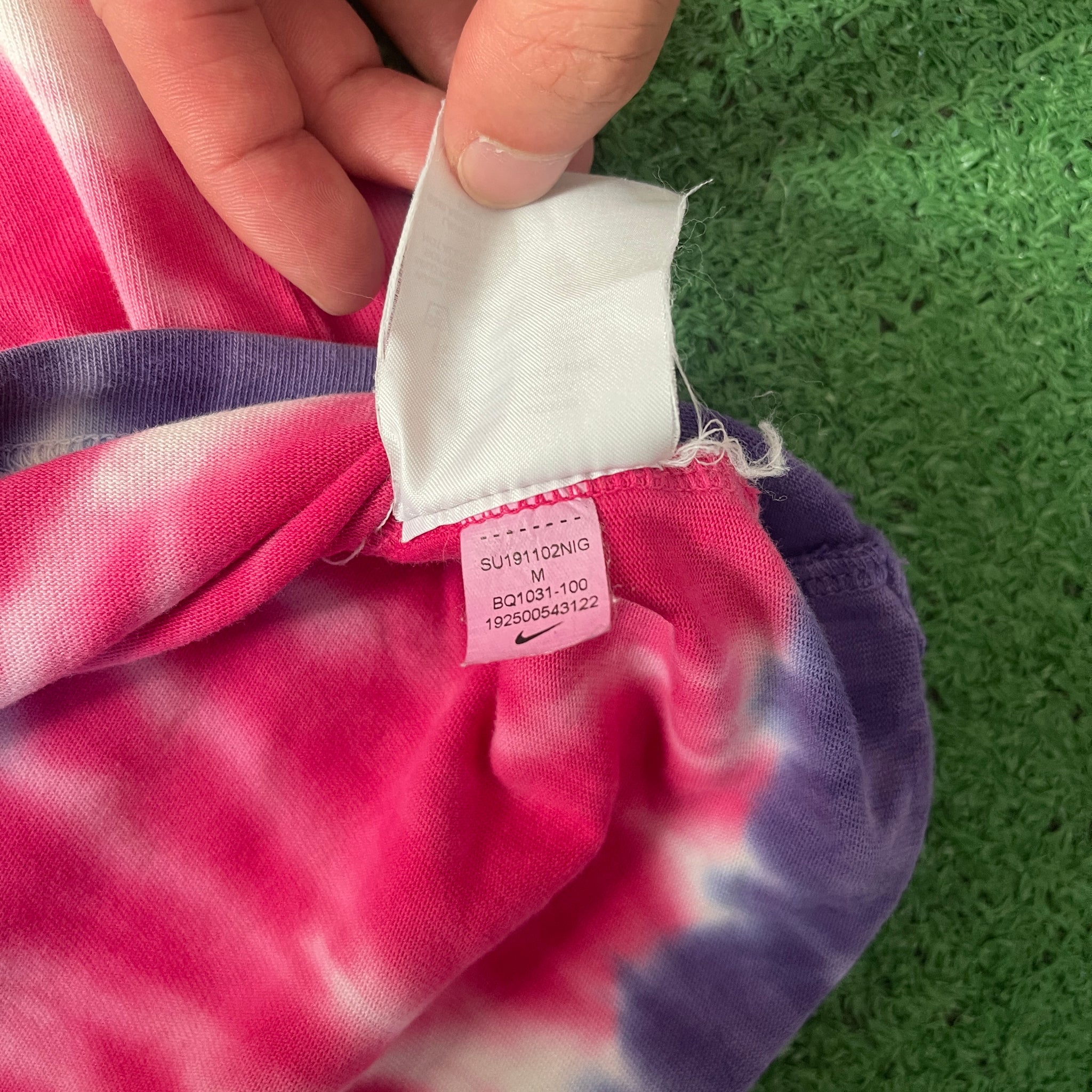 Nike 'WE TAKE YOU HIGHER' Tie-Dye Graphic T-Shirt (M)