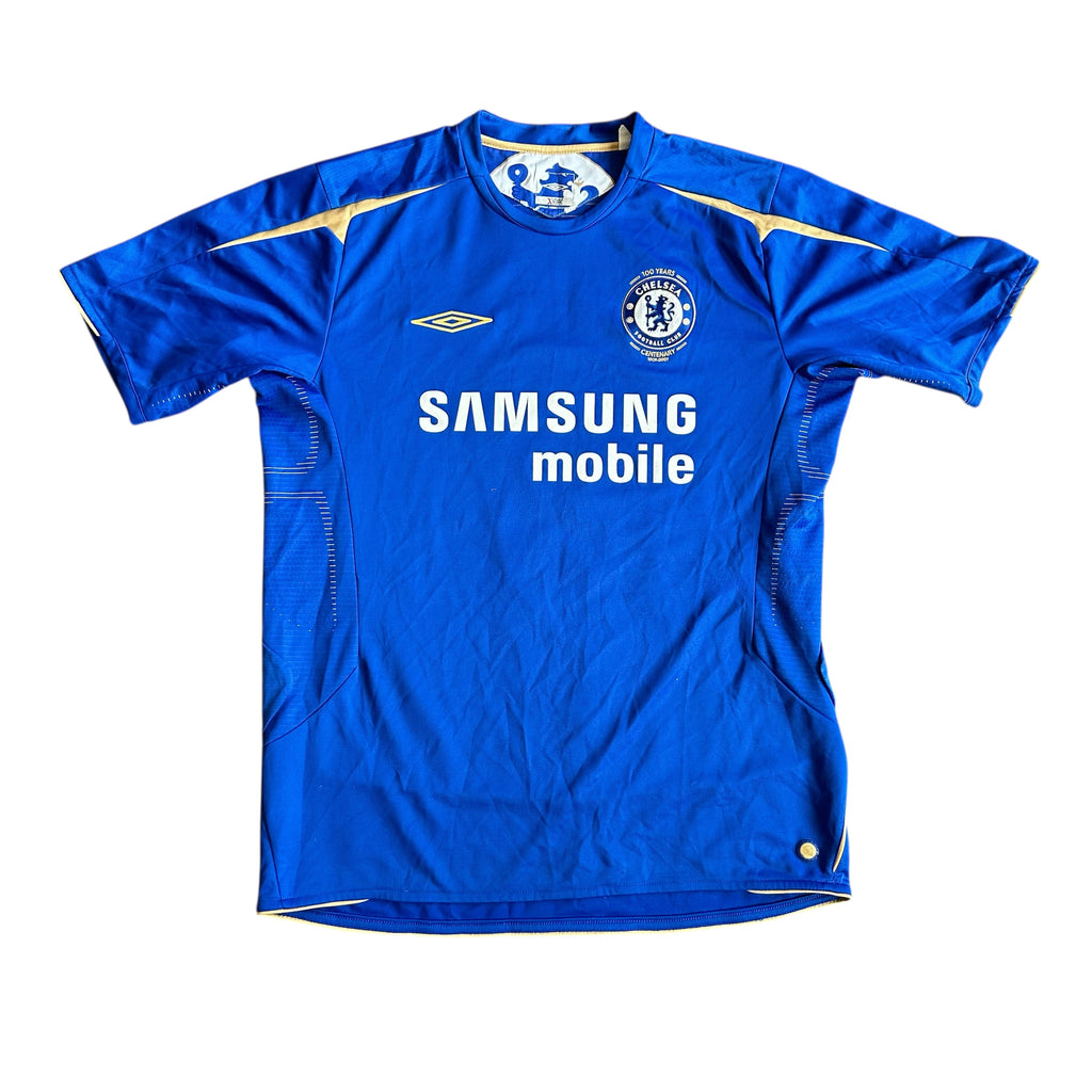 Vintage Umbro Chelsea #8 Lampard 2005/06 Home Football Kit (L)