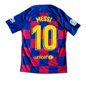 Nike FC Barcelona #10 Messi 2019/20 Home Soccer Jersey (M)