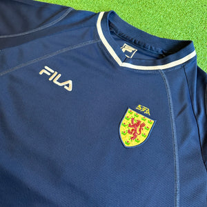 Vintage Fila Scotland 2000 Home Football Kit (M)