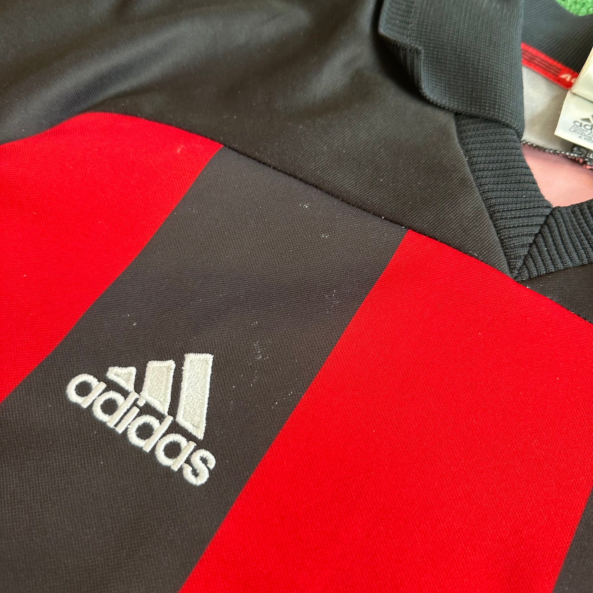 Vintage Adidas AC Milan #3 Maldini 2000/02 Home Football Kit (XL)