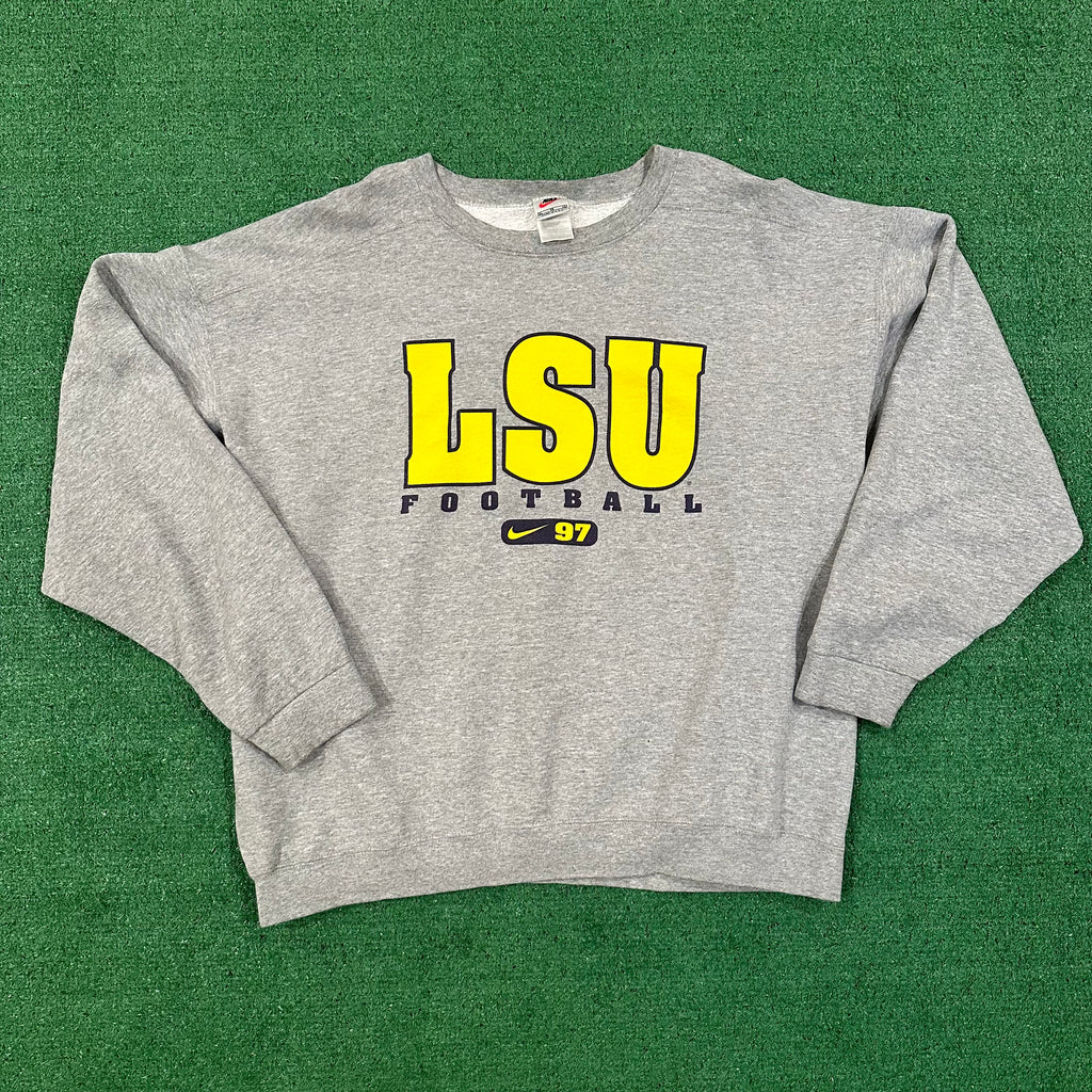 Vintage Nike Team LSU Football 1997 Crewneck Sweatshirt (XL)