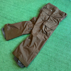 Patagonia H2no Double Layered Brown Multi Pocket Ski Pants (S)