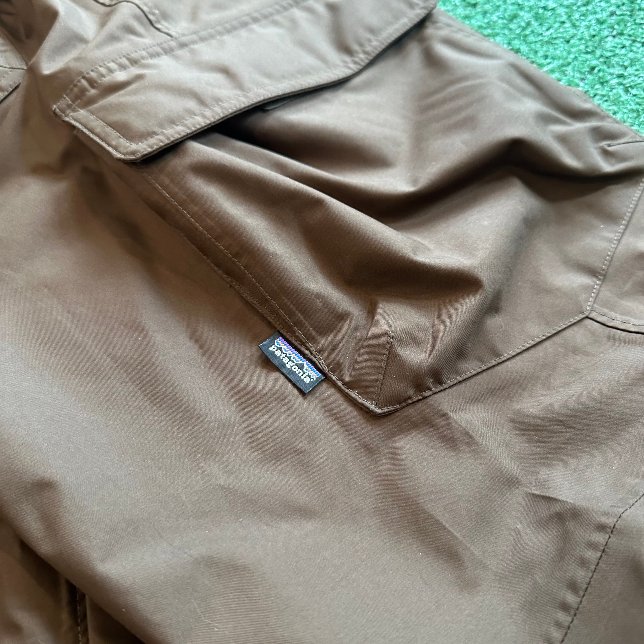 Patagonia H2no Double Layered Brown Multi Pocket Ski Pants (S)