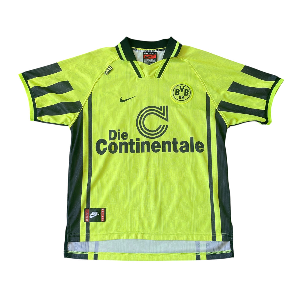 Vintage Nike Borussia Dortmund 1996/97 Home Football Kit (L)