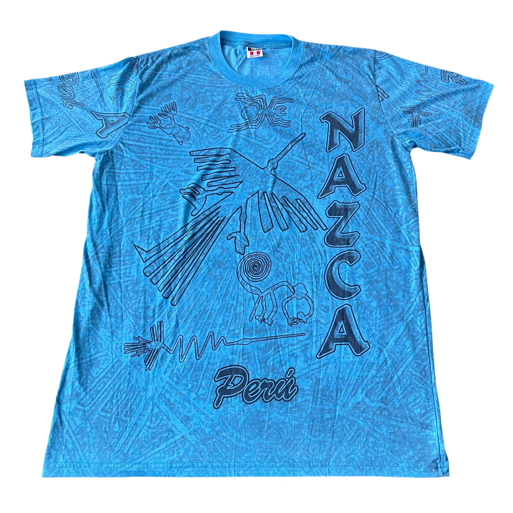 Vintage RUFYAR'S Peru NAZCA All-Over Graphic Tee (XL)