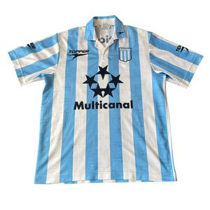 Vintage Topper Racing Club De Avellaneda 1997/98 Home Football Kit (M)