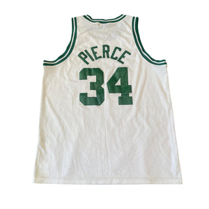 Vintage Nike Team Boston Celtics #34 Pierce NBA Basketball Jersey (XL)