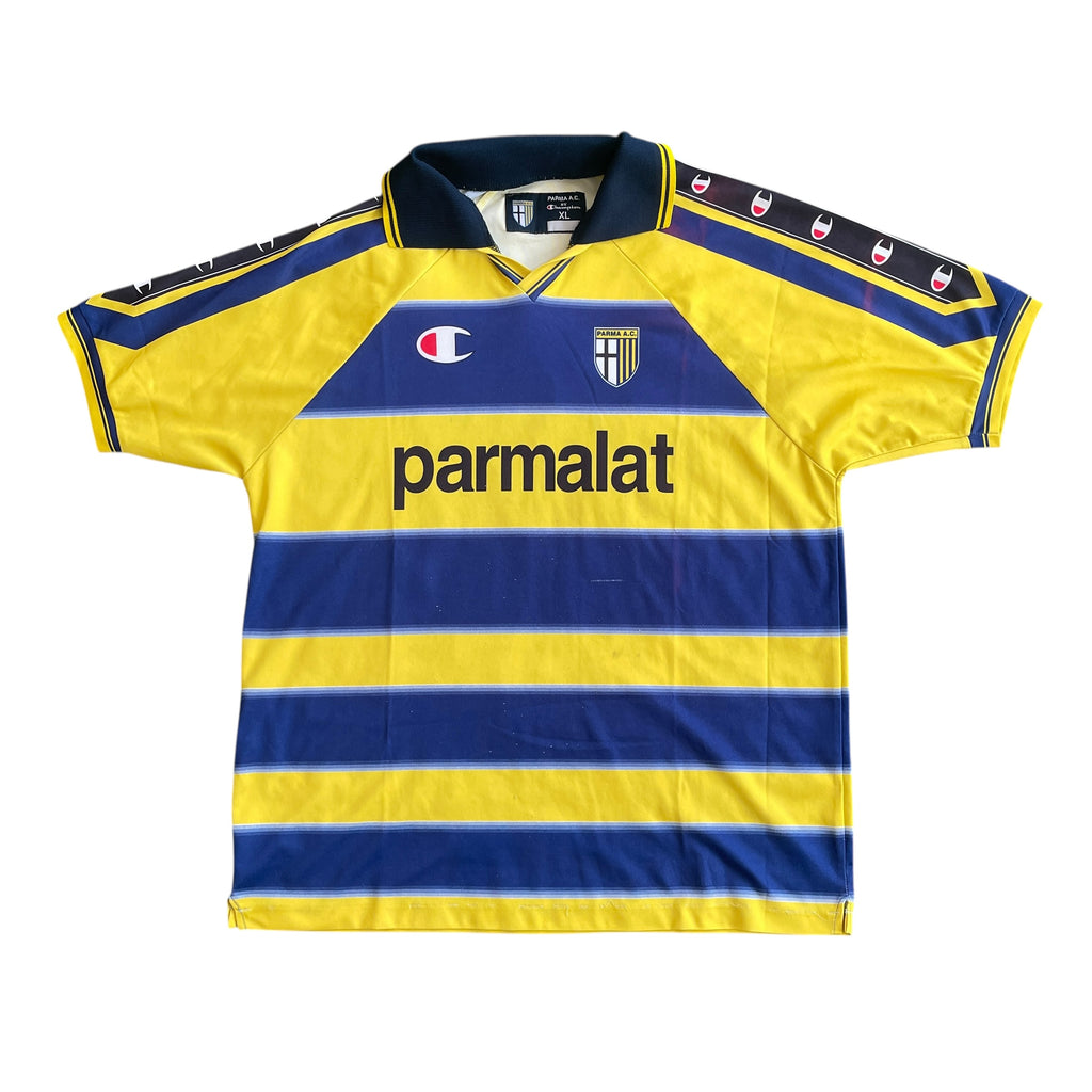 Vintage Champion Parma Calcio 1999/00 Home Football Kit (S)