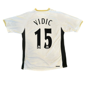 Vintage Nike Manchester United #15 Vidic 2006/07 Away Soccer Jersey (M/L)