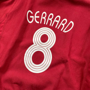 Custom Champion 2D Soccer #8 Gerrard Sweatshirt (L)